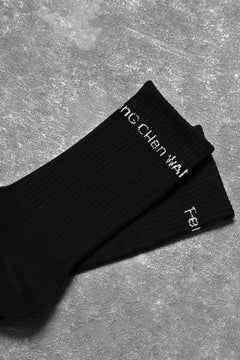 画像をギャラリービューアに読み込む, Feng Chen Wang LOGO SOCKS (BLACK)