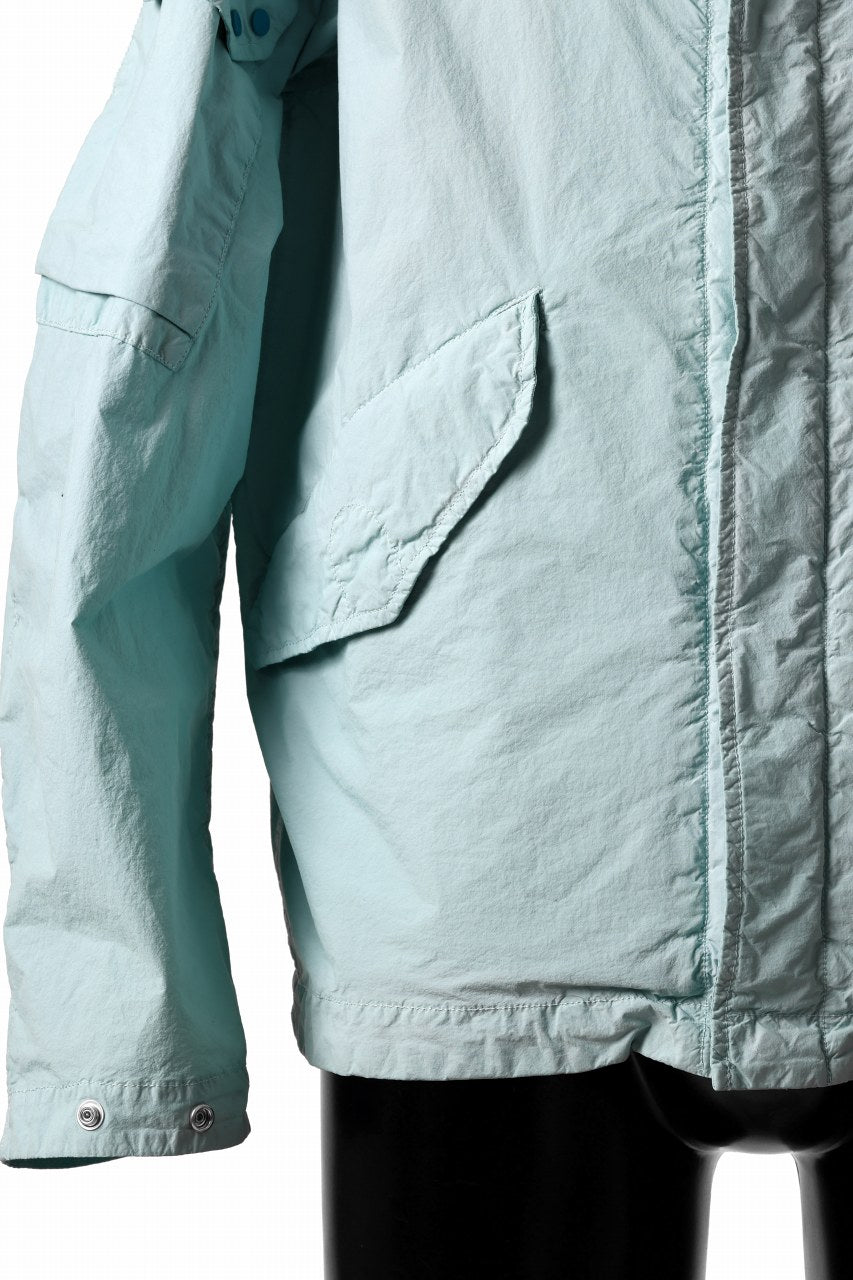 Load image into Gallery viewer, Ten c MID LAYER / GARMENT DYED LIGHT NYLON TACTEL (LIGHT BLUE)