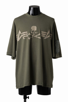 画像をギャラリービューアに読み込む, MASTERMIND WORLD x ALPHA INDUSTRIES CIGER POCKET OVERSIZED T-SHIRT (OLIVE)