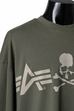 画像をギャラリービューアに読み込む, MASTERMIND WORLD x ALPHA INDUSTRIES CIGER POCKET OVERSIZED T-SHIRT (OLIVE)