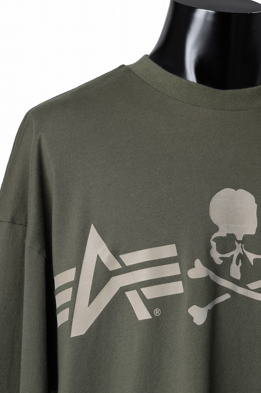 Load image into Gallery viewer, MASTERMIND WORLD x ALPHA INDUSTRIES CIGER POCKET TEE (OLIVE)