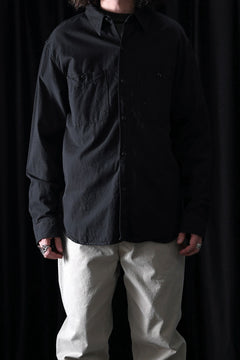 Load image into Gallery viewer, FULLCOUNT SELVEDGE CHAMBRAY SHIRT(BLACK)