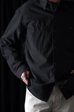 Load image into Gallery viewer, FULLCOUNT SELVEDGE CHAMBRAY SHIRT(BLACK)