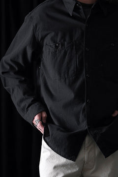 Load image into Gallery viewer, FULLCOUNT SELVEDGE CHAMBRAY SHIRT(BLACK)