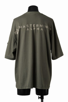 Load image into Gallery viewer, MASTERMIND WORLD x ALPHA INDUSTRIES CIGER POCKET TEE (OLIVE)