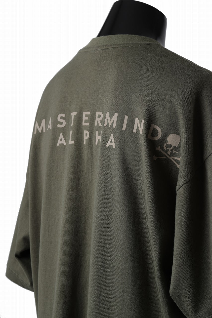 画像をギャラリービューアに読み込む, MASTERMIND WORLD x ALPHA INDUSTRIES CIGER POCKET OVERSIZED T-SHIRT (OLIVE)