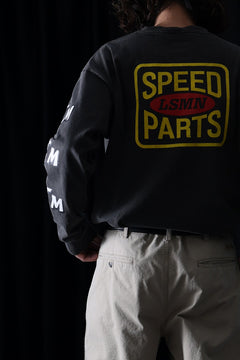 Load image into Gallery viewer, LASTMAN L/S PRINTED TEE -LSMN- (BLACK)