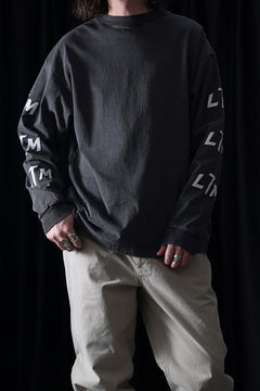 Load image into Gallery viewer, LASTMAN L/S PRINTED TEE -LSMN- (BLACK)