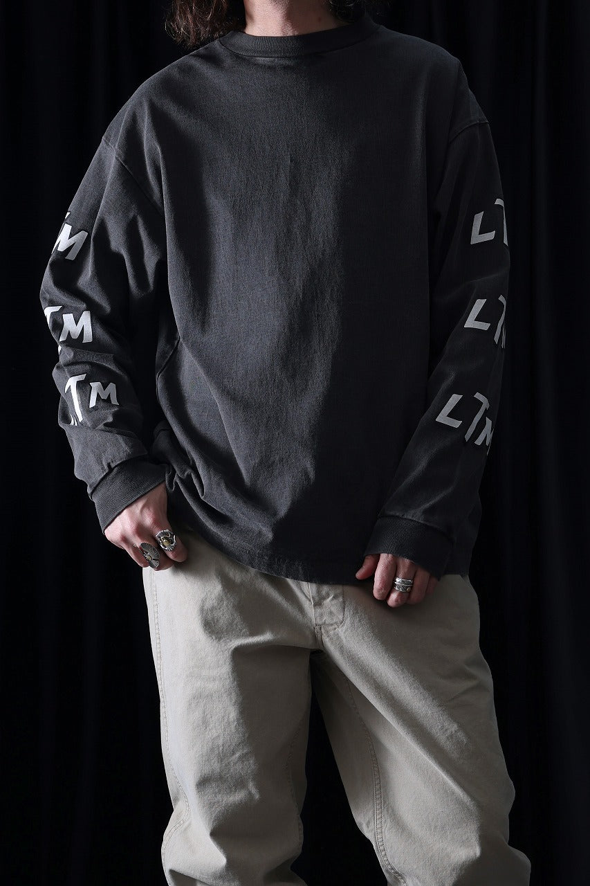 Load image into Gallery viewer, LASTMAN L/S PRINTED TEE -LSMN- (BLACK)