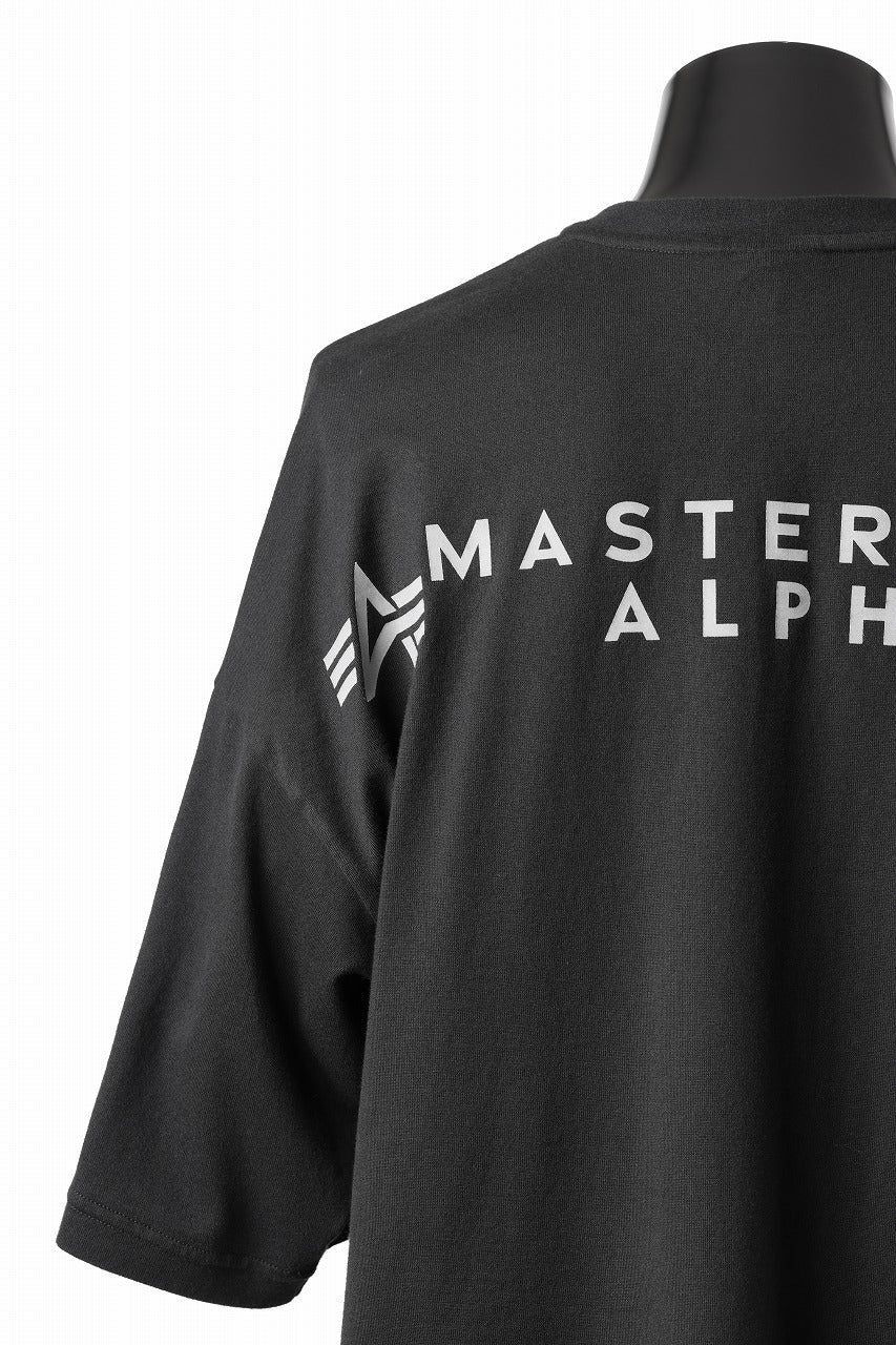 MASTERMIND WORLD x ALPHA INDUSTRIES CIGER POCKET OVERSIZED T-SHIRT (BLACK)