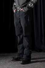 画像をギャラリービューアに読み込む, CHANGES x LOOM exclusive REMAKE REGULAR FIT CARPENTER PANTS / VINTAGE DUCK FABRIC (STONE WASHED) (BLACK #F)