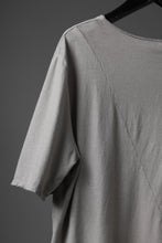 Load image into Gallery viewer, daub DYEING OVERSIZE T-SHIRT WITH POCKET / C.JERSEY (LIGHT GREY)