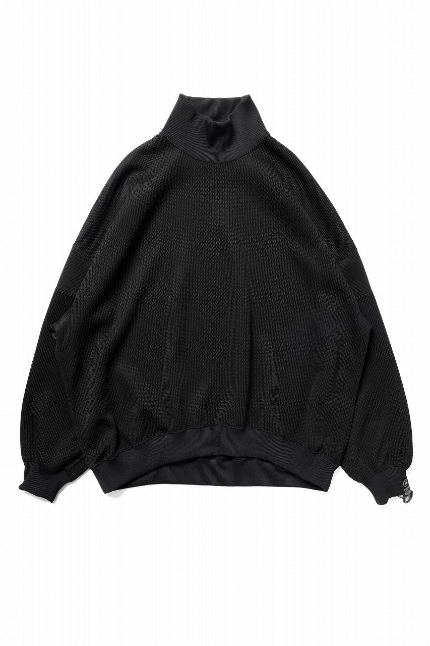 beauty : beast HIGH NECK MONSTER PULLOVER (BLACK)