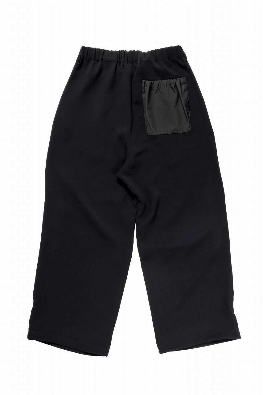 D-VEC WATER PLOOF DOUBLE WEAVE PANTS (BLACK)