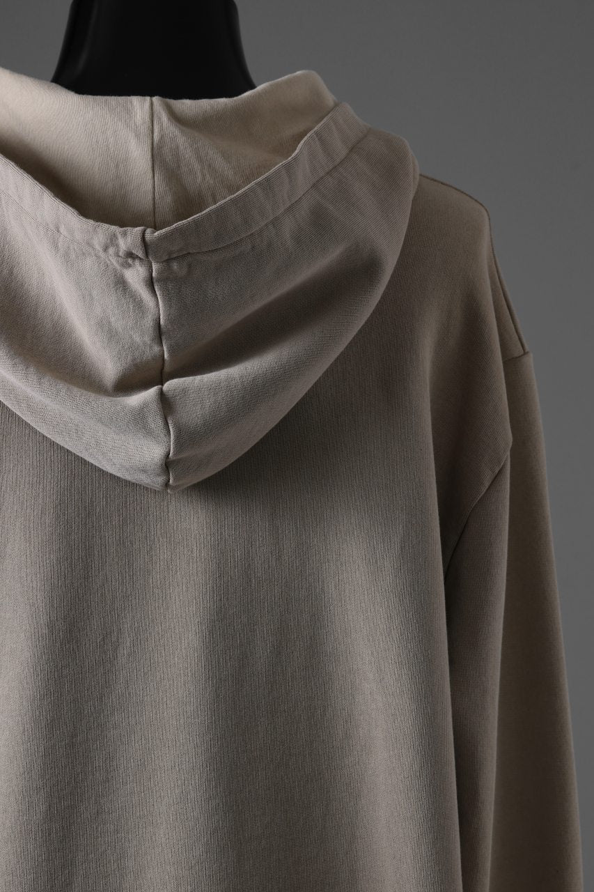 Load image into Gallery viewer, daub DYEING HOODIE PULLOVER / F.TERRY (SAND)