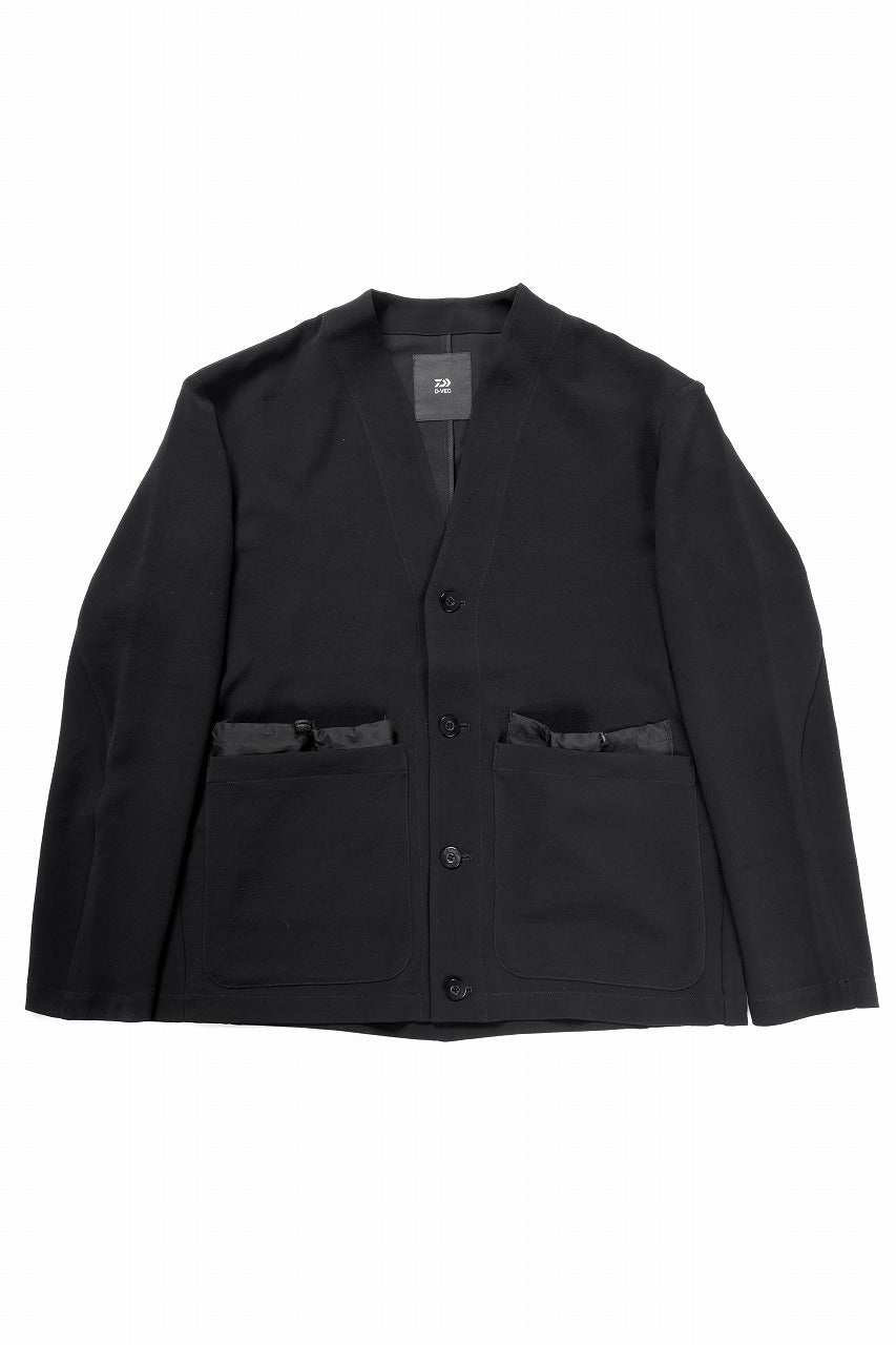 D-VEC WATER PLOOF DOUBLE WEAVE JACKET (BLACK)