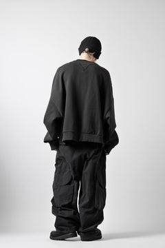 画像をギャラリービューアに読み込む, entire studios BOX CREW SWEAT PULLOVER (SOOT)