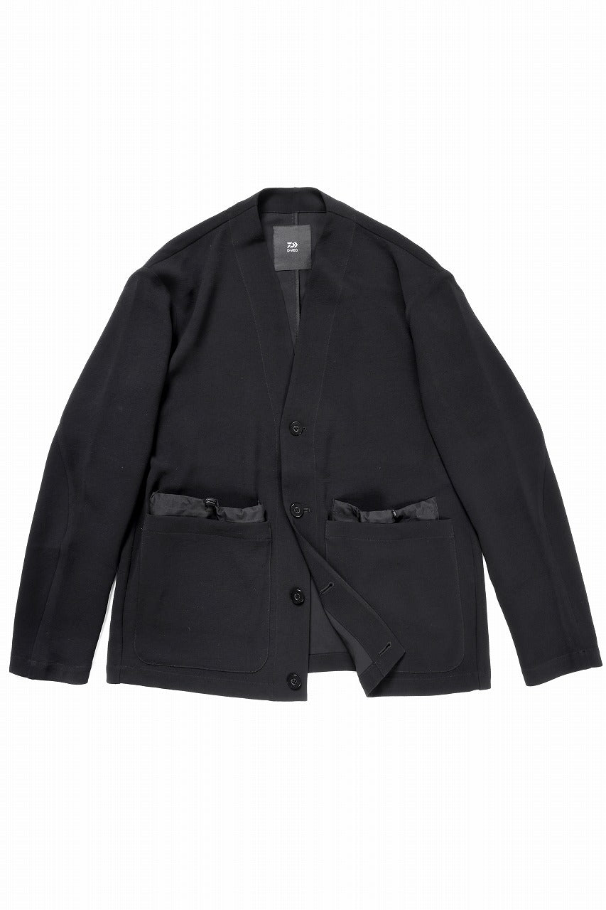 D-VEC WATER PLOOF DOUBLE WEAVE JACKET (BLACK)