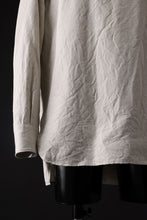 画像をギャラリービューアに読み込む, sus-sous sleeping shirts / C/L plain weave (NATURAL)