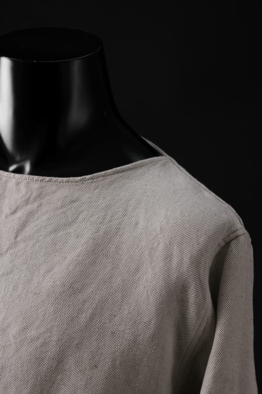 sus-sous sleeping shirts / C/L plain weave (NATURAL)