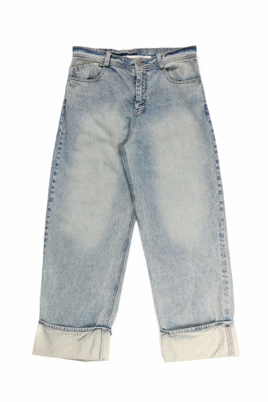 画像をギャラリービューアに読み込む, ISABEL BENENATO Selvedge Wide Denim Pant (DENIM)