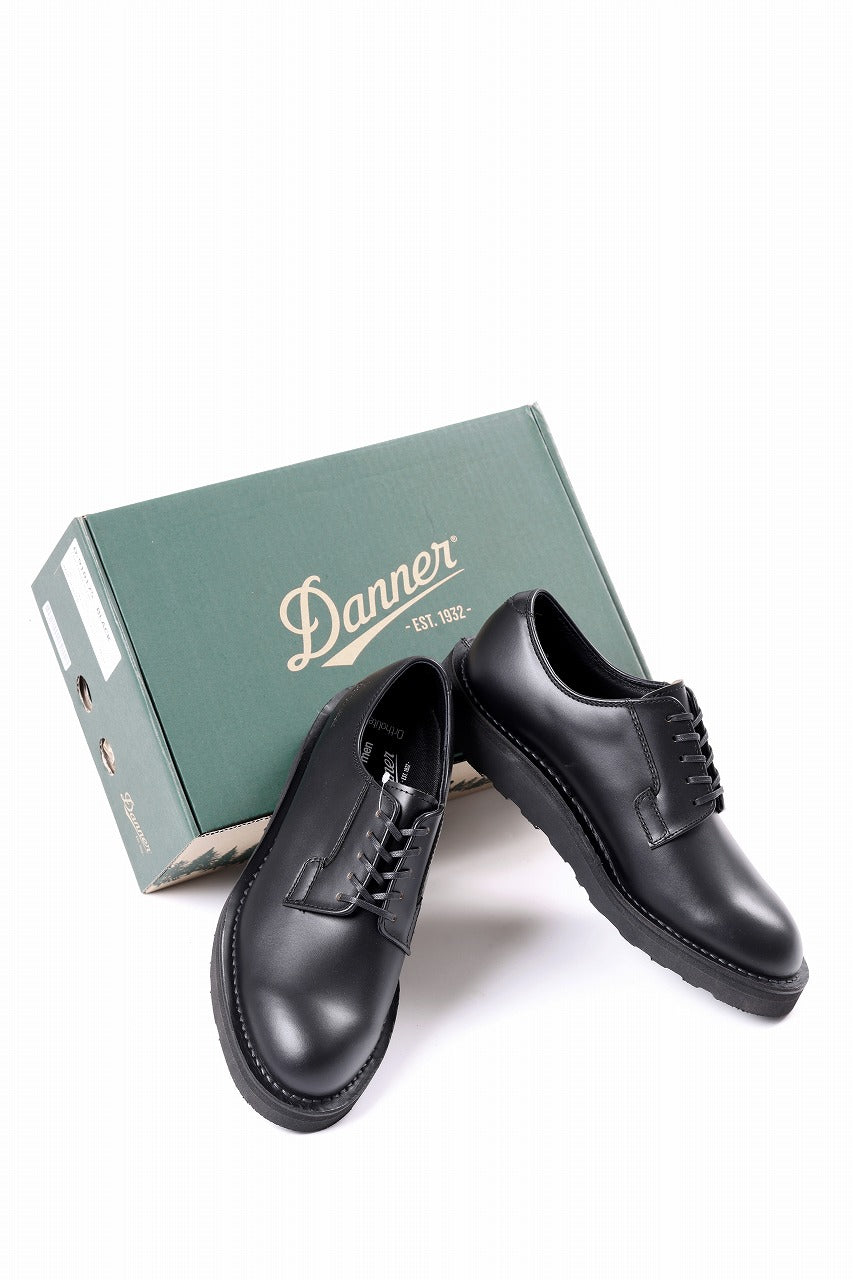 Y's × Danner POSTMAN SHOES / FULL GRAIN SMOTH (BLACK)