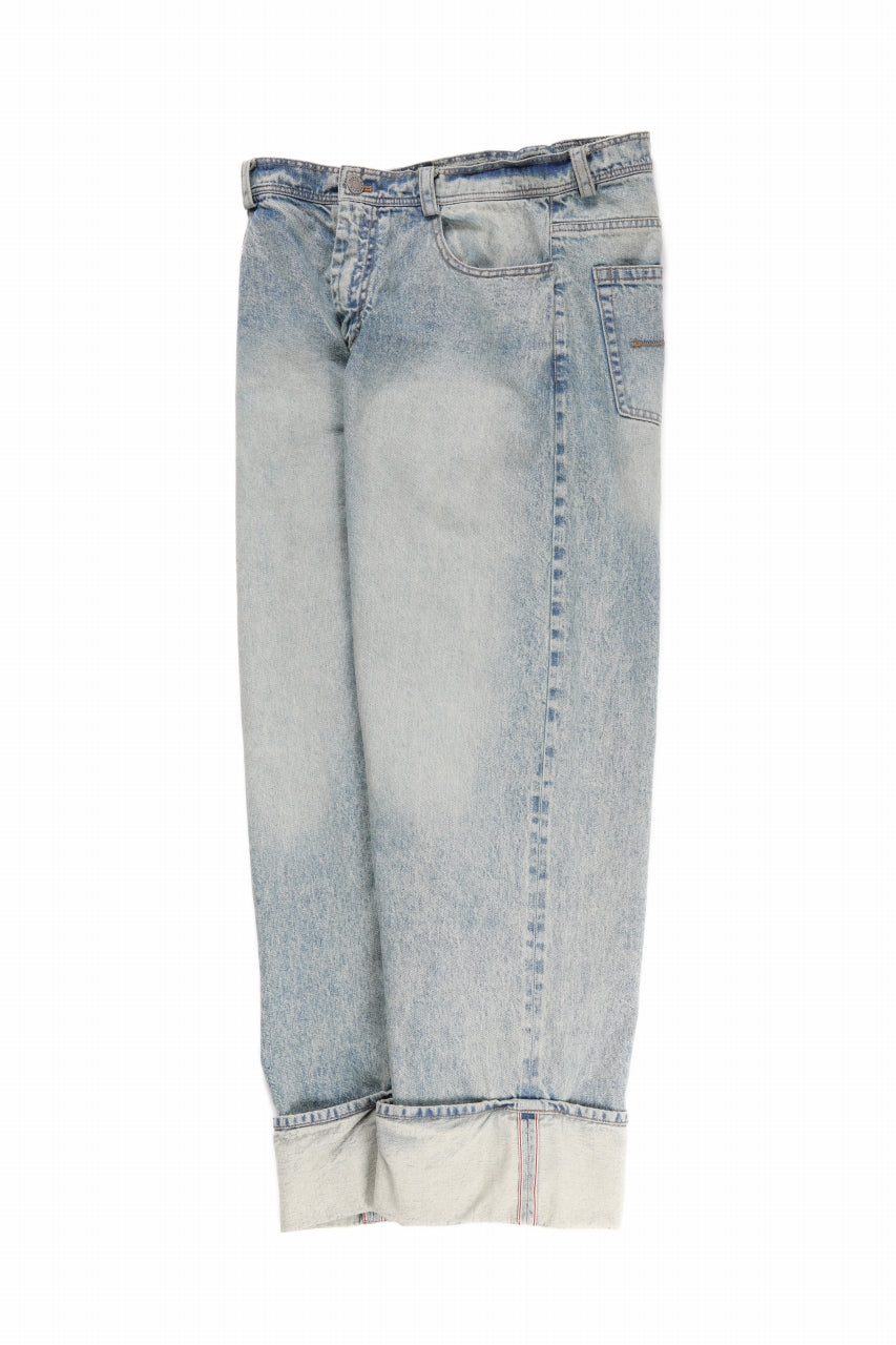 ISABEL BENENATO Selvedge Wide Denim Pant (DENIM)