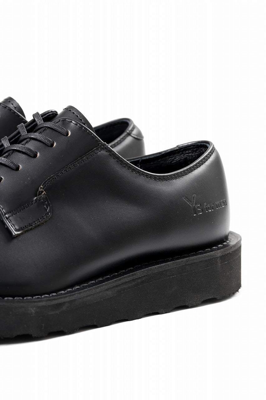 Y's × Danner POSTMAN SHOES / FULL GRAIN SMOTH (BLACK)