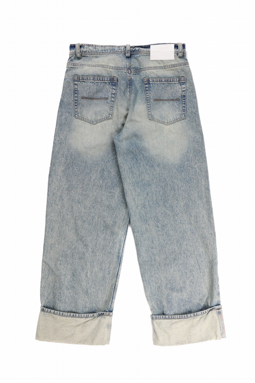 ISABEL BENENATO Selvedge Wide Denim Pant (DENIM)