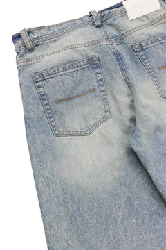 画像をギャラリービューアに読み込む, ISABEL BENENATO Selvedge Wide Denim Pant (DENIM)