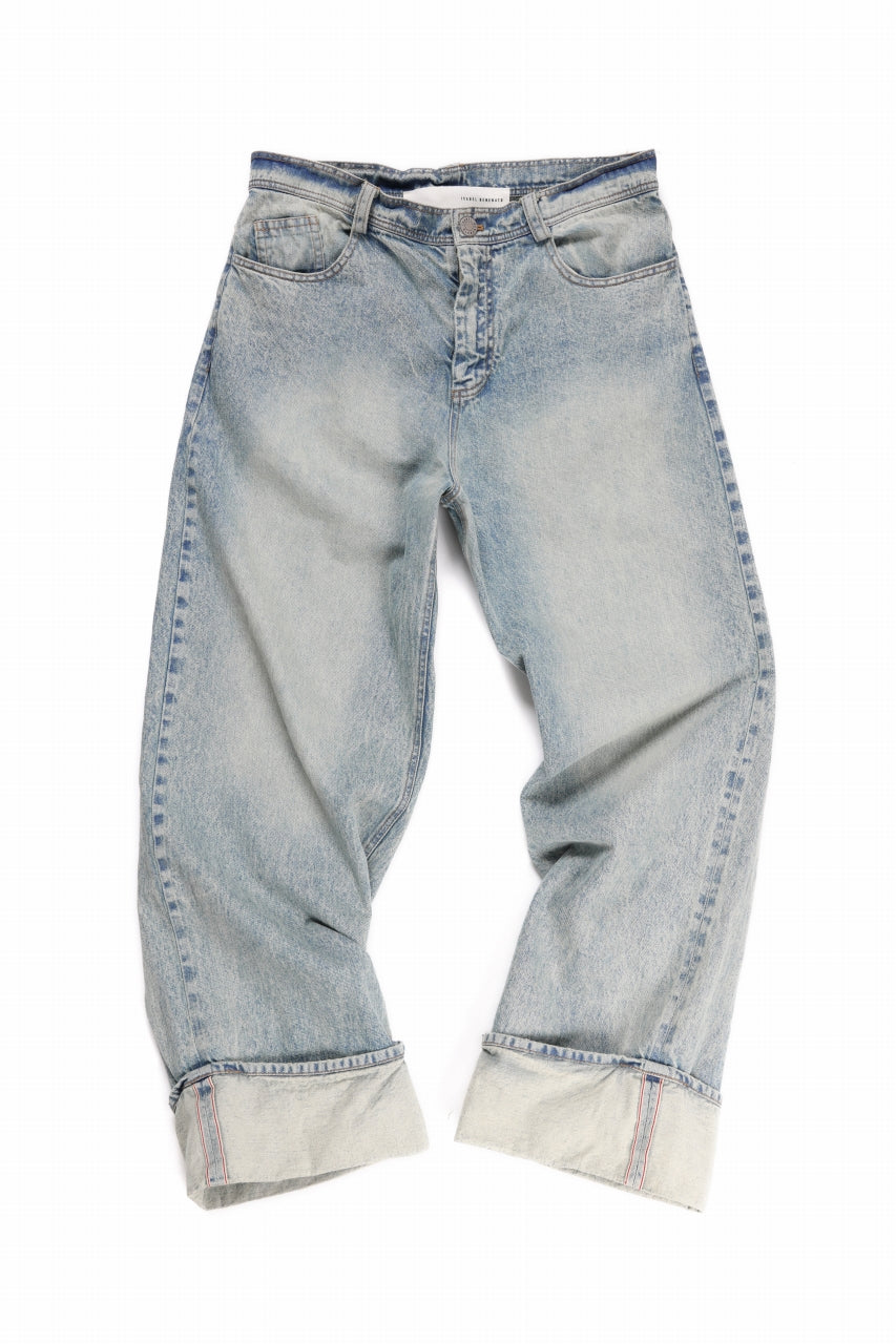 画像をギャラリービューアに読み込む, ISABEL BENENATO Selvedge Wide Denim Pant (DENIM)