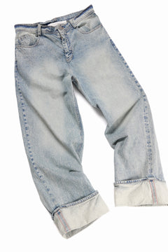 画像をギャラリービューアに読み込む, ISABEL BENENATO Selvedge Wide Denim Pant (DENIM)