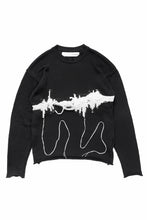 画像をギャラリービューアに読み込む, ISABEL BENENATO Intarsia Knit Crew Neck Sweater (BLACK)