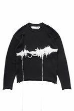 画像をギャラリービューアに読み込む, ISABEL BENENATO Intarsia Knit Crew Neck Sweater (BLACK)