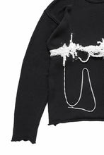 Load image into Gallery viewer, ISABEL BENENATO Intarsia Knit Crew Neck Sweater (BLACK)