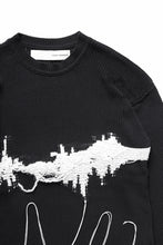 画像をギャラリービューアに読み込む, ISABEL BENENATO Intarsia Knit Crew Neck Sweater (BLACK)