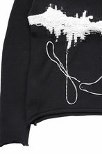 Load image into Gallery viewer, ISABEL BENENATO Intarsia Knit Crew Neck Sweater (BLACK)