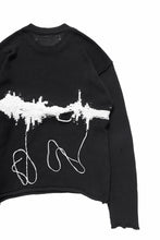 画像をギャラリービューアに読み込む, ISABEL BENENATO Intarsia Knit Crew Neck Sweater (BLACK)