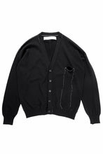 画像をギャラリービューアに読み込む, ISABEL BENENATO Biological Knit Cardigan (BLACK)