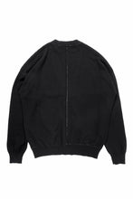 画像をギャラリービューアに読み込む, ISABEL BENENATO Biological Knit Cardigan (BLACK)