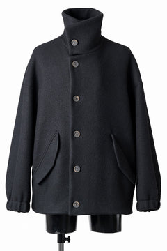 画像をギャラリービューアに読み込む, forme d&#39;expression Bomber Short Coat (Black)