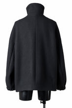 画像をギャラリービューアに読み込む, forme d&#39;expression Bomber Short Coat (Black)