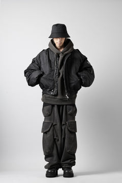 画像をギャラリービューアに読み込む, entire studios HEAVY GOCAR SWEAT PANTS (WASHED BLACK)