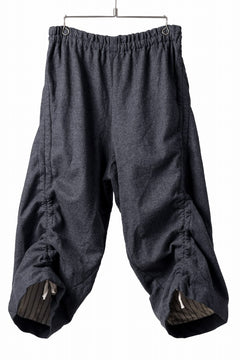 画像をギャラリービューアに読み込む, YUTA MATSUOKA baggy pants /compressed wool jersey (dark gray)