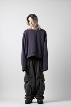 画像をギャラリービューアに読み込む, entire studios HEAVY GOCAR SWEAT PANTS (WASHED BLACK)