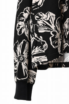 Load image into Gallery viewer, A.F ARTEFACT limited FLOWER PRINT LONG SLEEVE TEE (BLACK x WHITE)