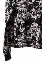 画像をギャラリービューアに読み込む, A.F ARTEFACT limited FLOWER PRINT LONG SLEEVE TEE (BLACK x WHITE)