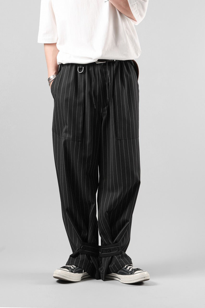 画像をギャラリービューアに読み込む, Y-3 Yohji Yamamoto PS REFIND WIDE LEG PANTS (BLACK / CHALK PEARL)