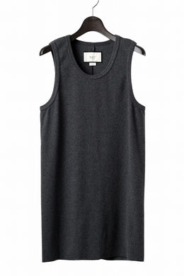 N/07 MINIMAL TANK TOP / SUPER STRETCH BARE TELECO (HEATHER GREY)