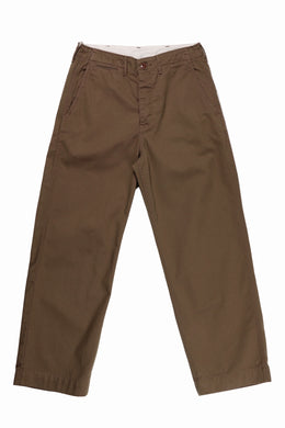FULLCOUNT U.S.ARMY CHINO 41 TROUSERS (BROWN)